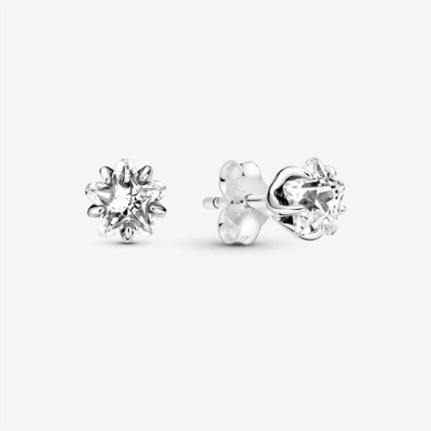 Celestial Sparkling Star Stud Earrings Pandora